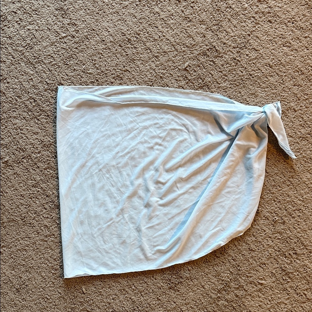 Light Blue Sarong Wrap